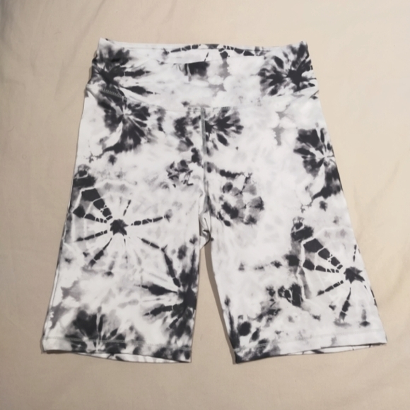 Kmart | Shorts | Black And White Tie Dye Bike Shorts | Poshmark
